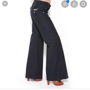 Hudson wide leg jeans